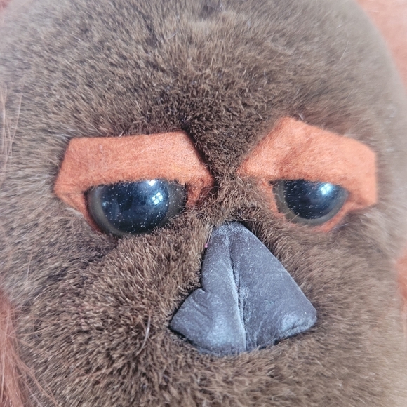 Vintage Chosun Realistic Orangutan Ape Plush Stuffed Animal 12" Korea - Picture 9 of 9